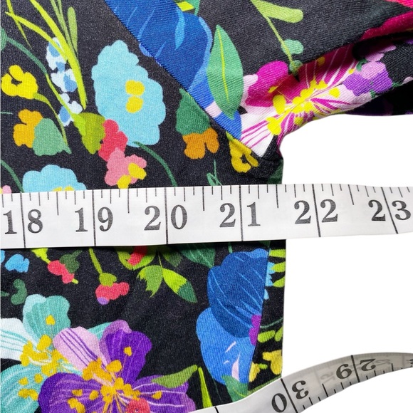 Johnny Was THE JANIE FAVORITE FLUTTER SLEEVE HENLEY TOP - Picture 9 of 13